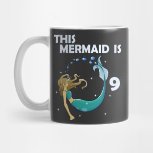 9th Birthday Mermaid Mug